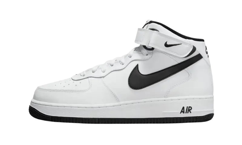 Nike Air Force 1 Mid White Black 2023