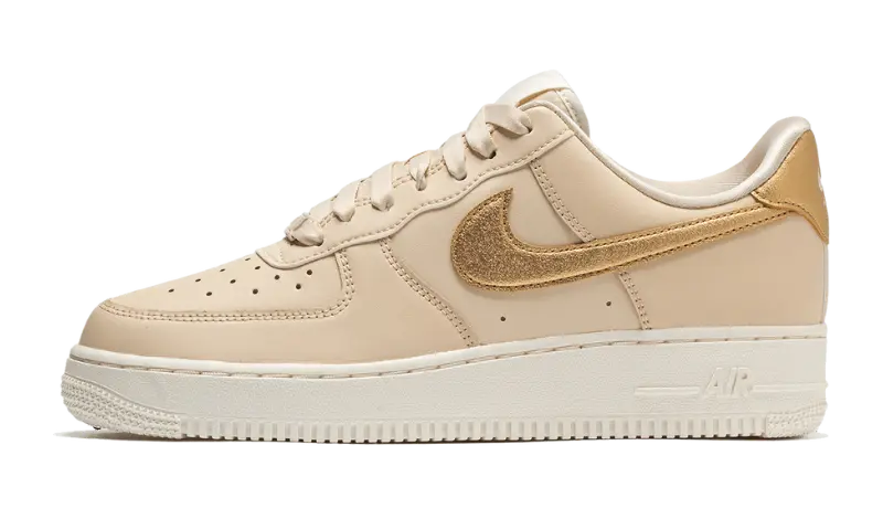 Nike Air Force 1 Low 07 Sanddrift Metallic Gold Women s