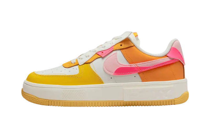 Nike Air Force 1 Fontanka Summit White Yellow Orange Women s