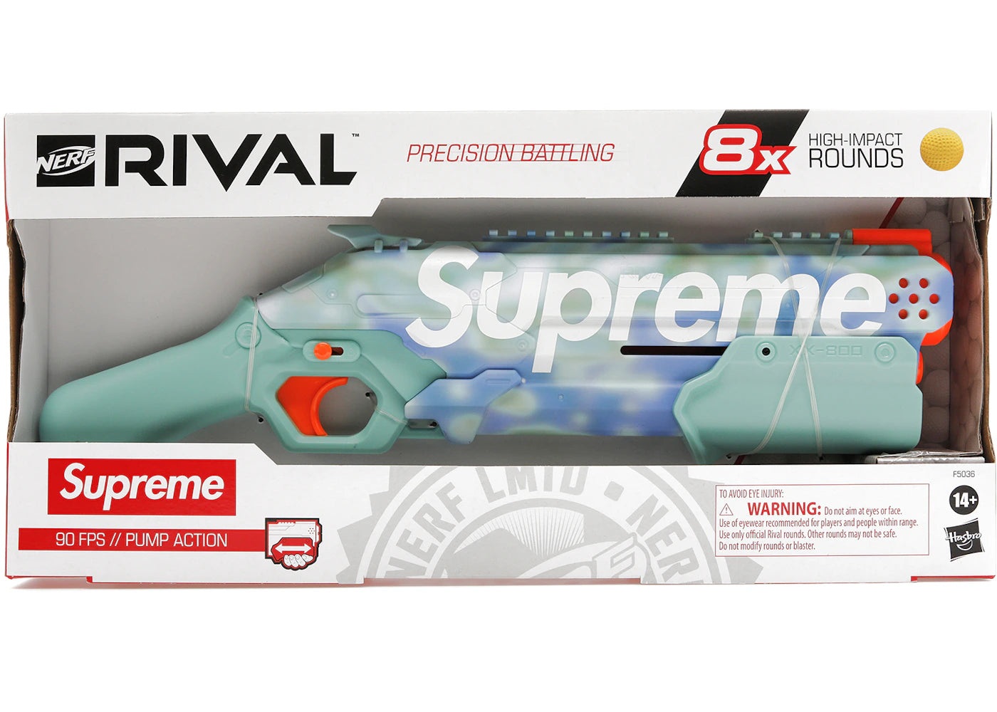 Supreme Nerf Rival Takedown Blaster Blue -1