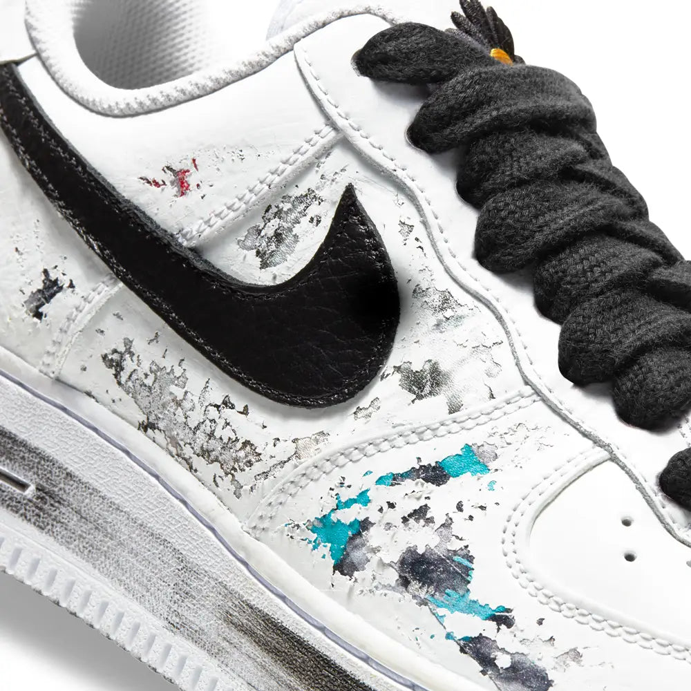 Craquelé paint Nike Air Force 1 Low G-Dragon Peaceminusone Para-Noise 2.0