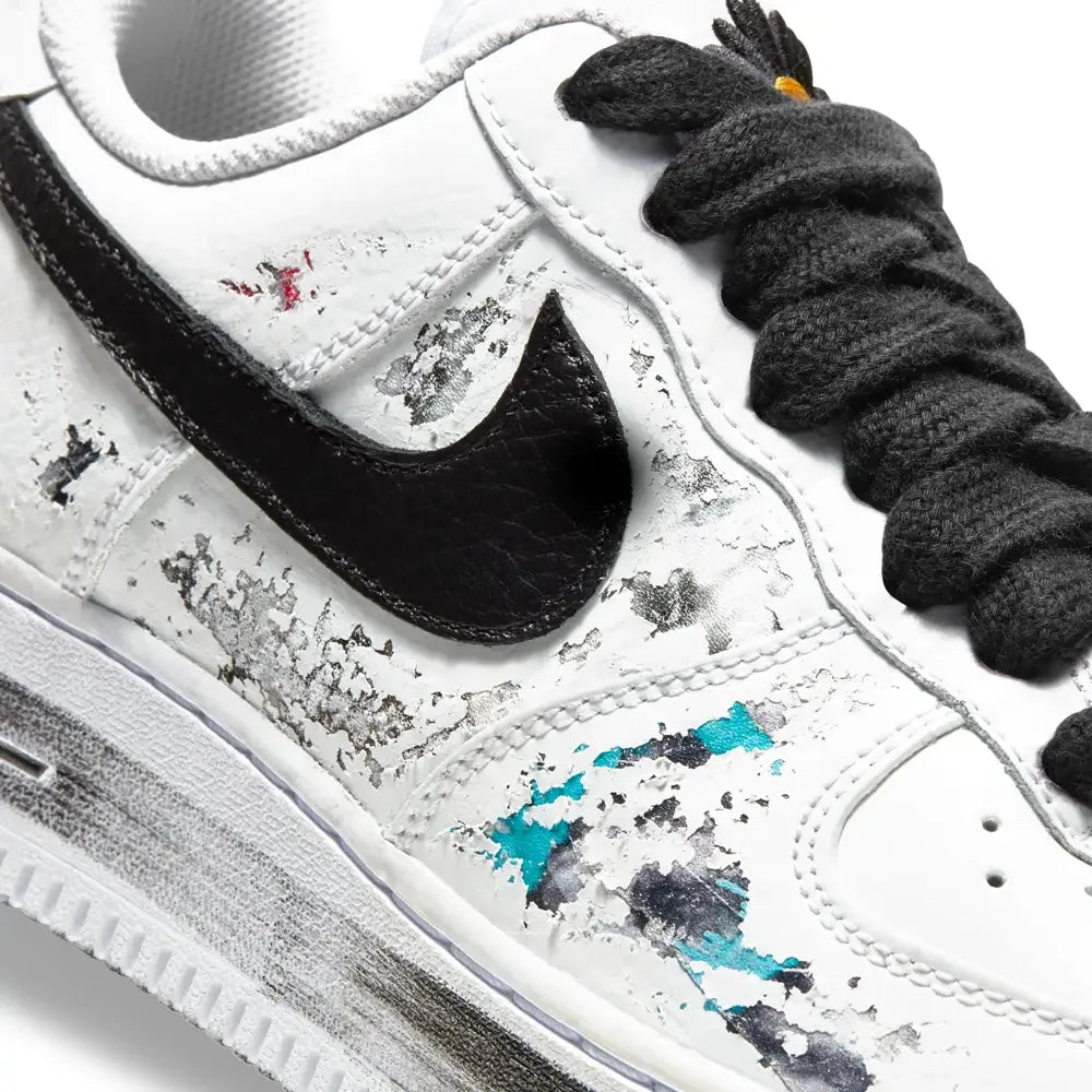 Craquelé paint Nike Air Force 1 Low G-Dragon Peaceminusone Para-Noise 2.0