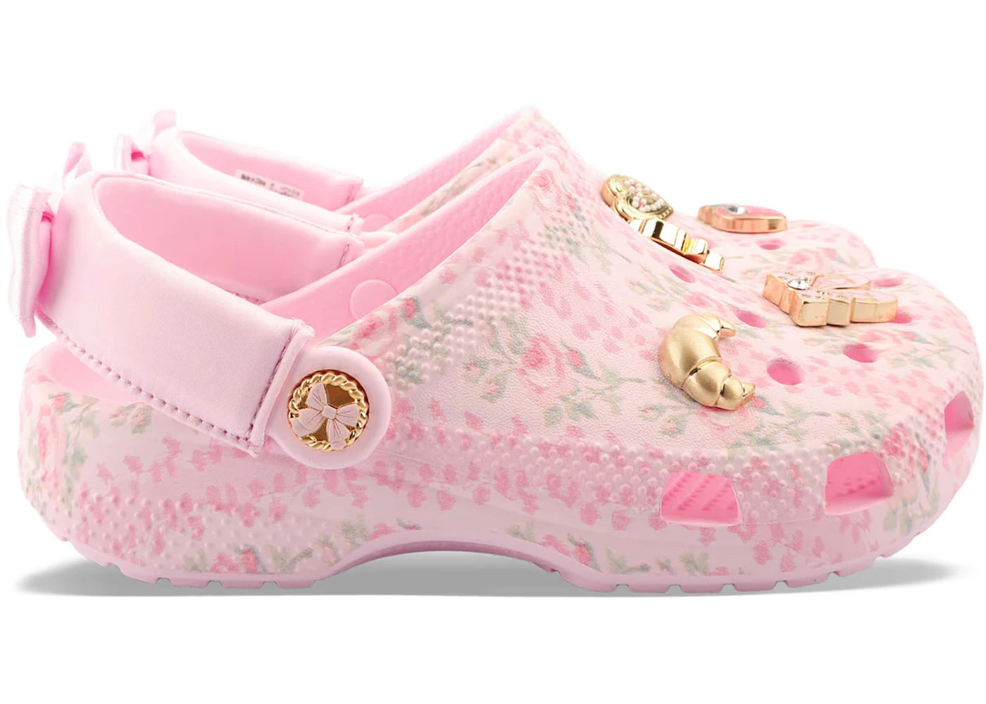 Crocs Classic Clog LoveShackFancy Pink Milk (Kids) -1