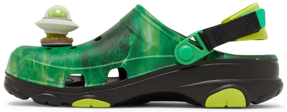 Crocs All-Terrain Clog Ron English Area 54 Green Galaxy