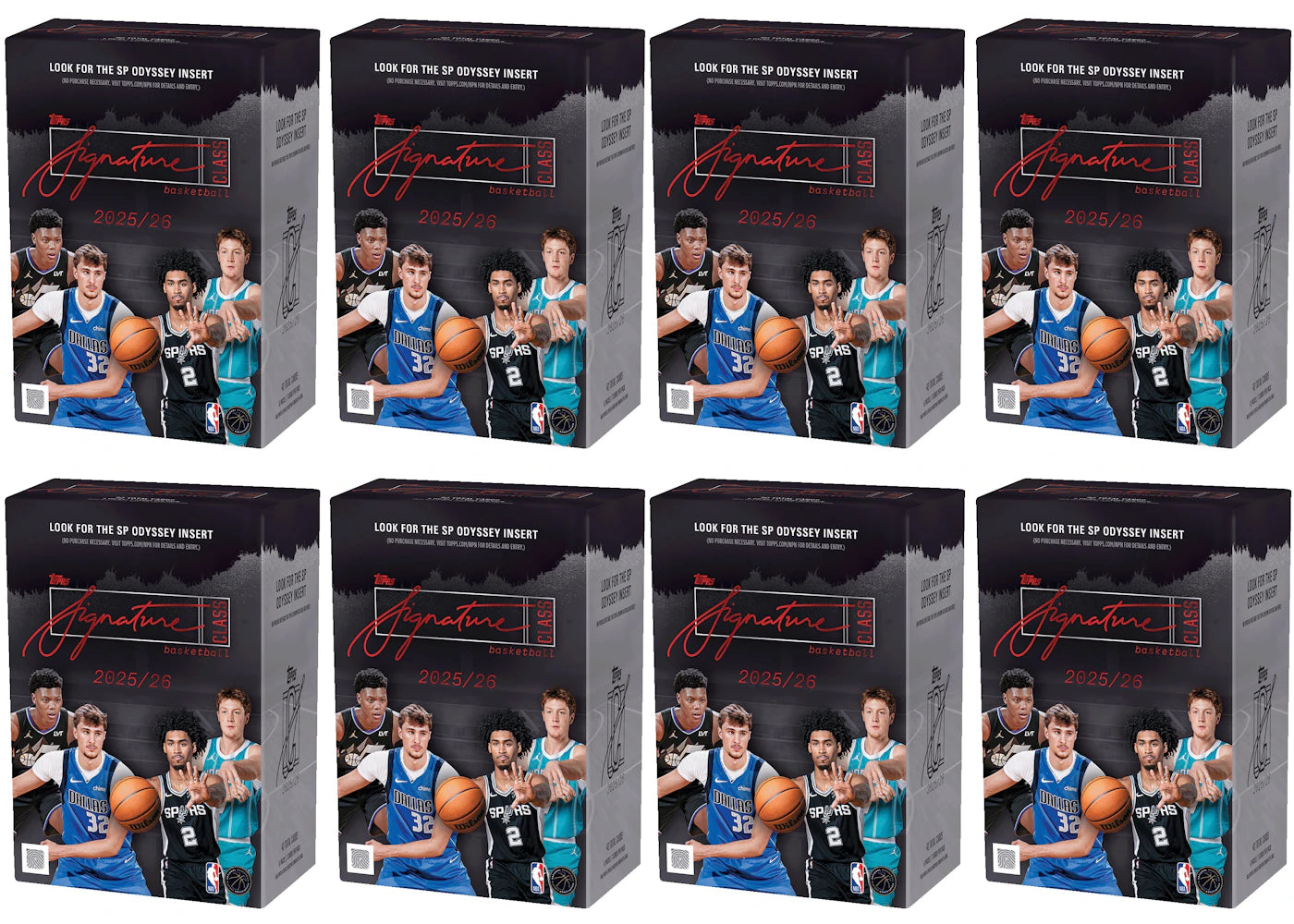2025-26 Topps Signature Class Basketball Value Box 8x Lot -1
