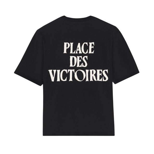 T-shirt Noir Ami de Coeur Place des Victoires -1