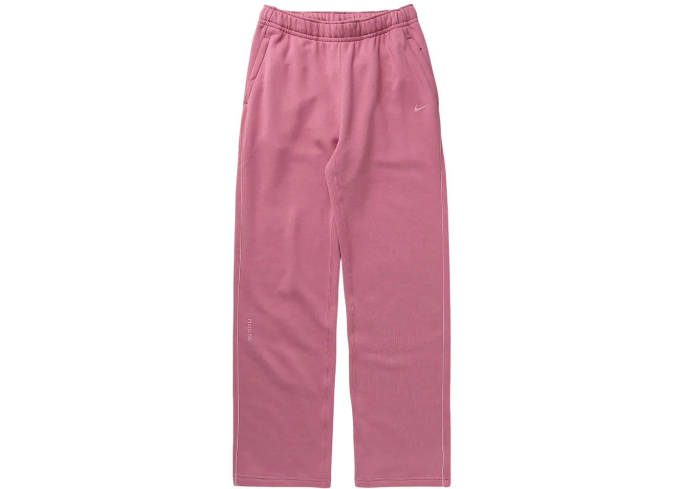 Nike x NOCTA Fleece CS Open Hem Sweatpant Desert Berry -1