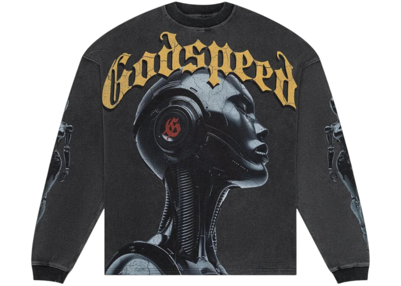 Godspeed Alexa L/S Tee Grey Wash -1