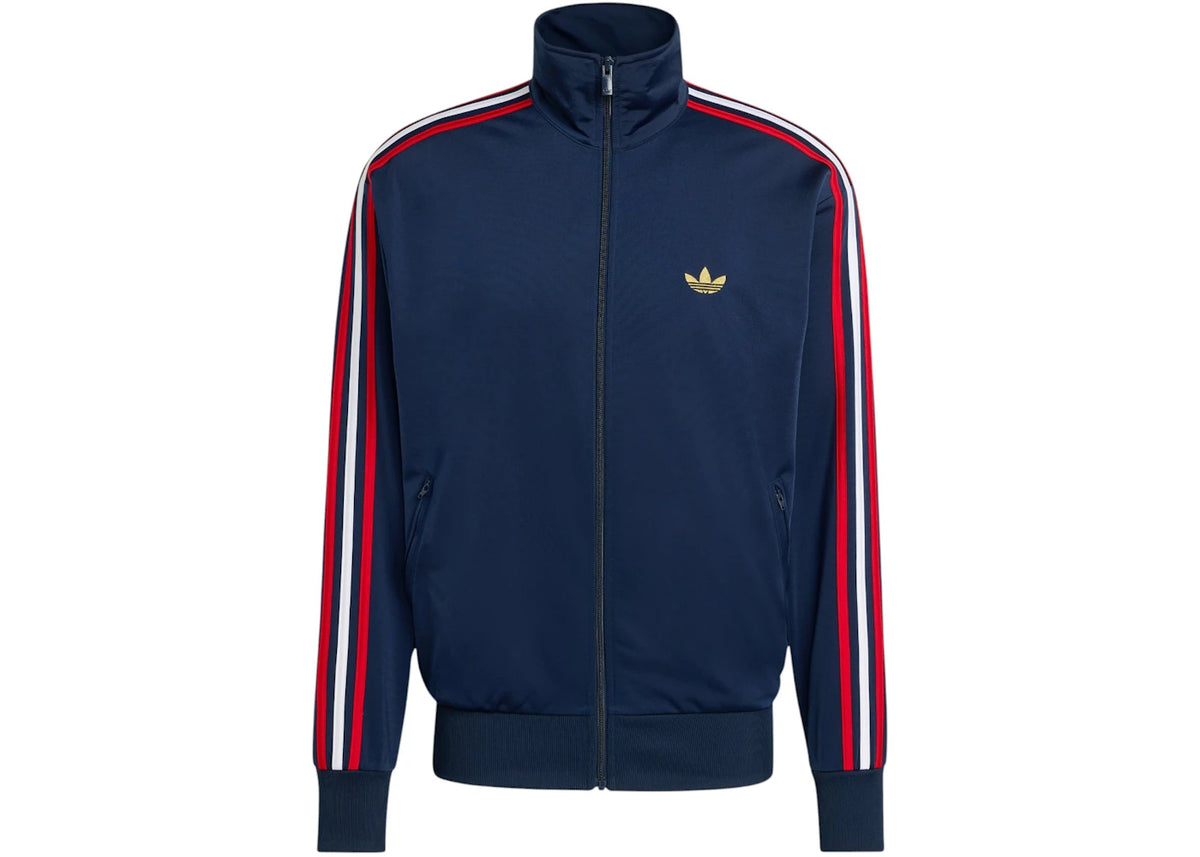 adidas Firebird Track Top Night Indigo Better Scarlet White -1