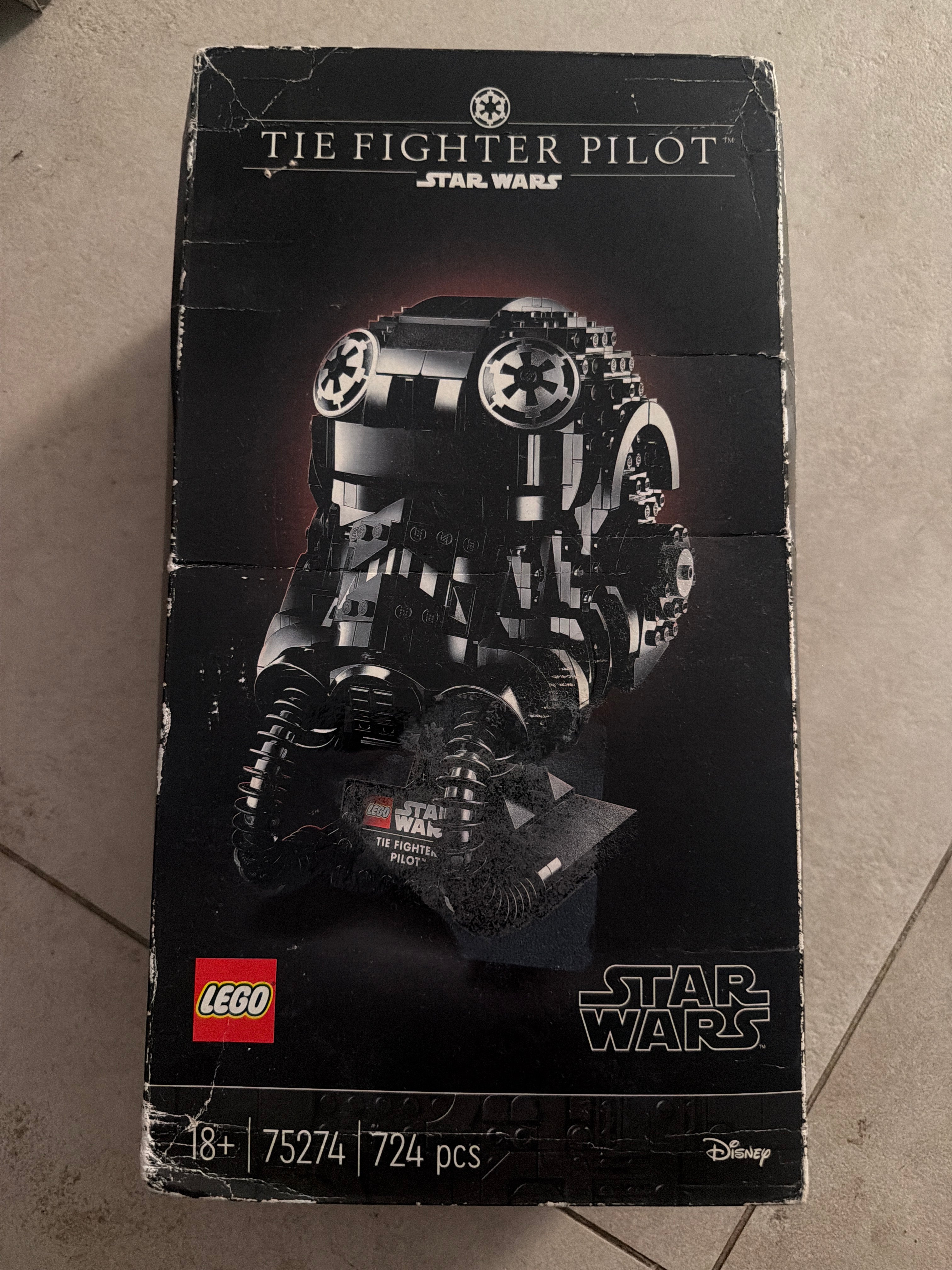 LEGO Star Wars TIE Fighter Pilot Helmet Set 75274