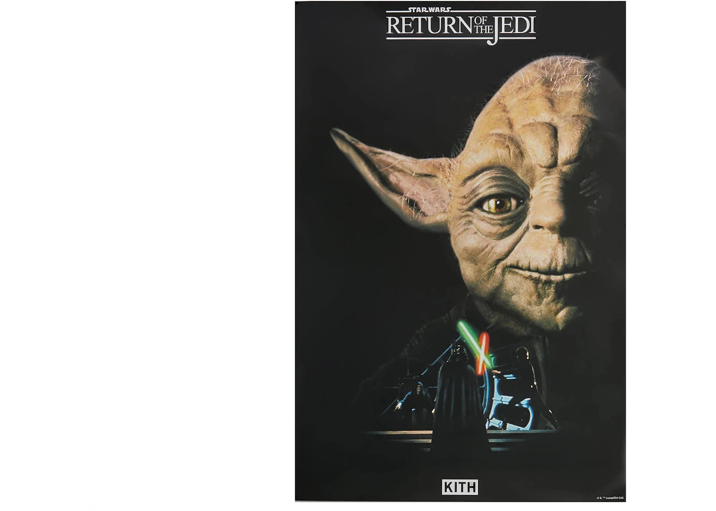 Kith x STAR WARS Yoda Poster Multicolor -1