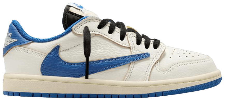 Jordan 1 Retro Low OG SP Fragment x Travis Scott Sail Military Blue (PS)-1
