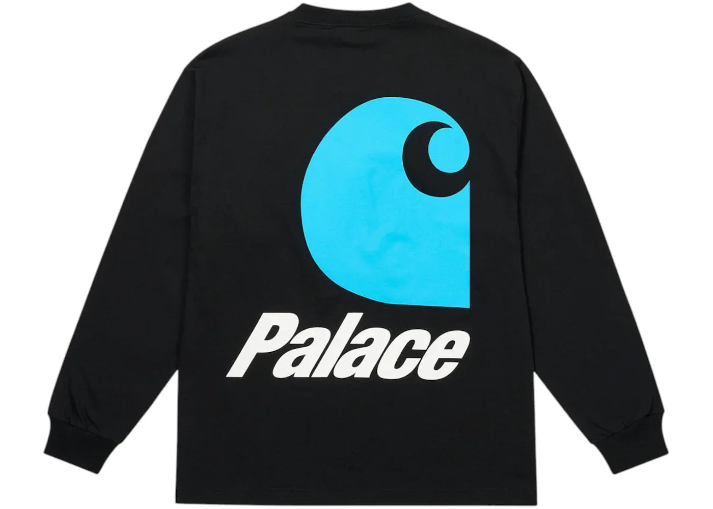 Palace Carhartt WIP Logo Longsleeve Black -1