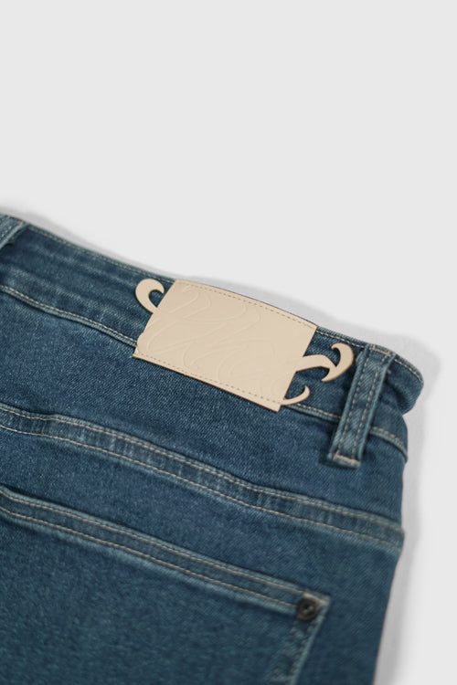 The Hideout Clothing - Opium Stone Wash Open Crochet Denim Jeans