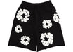 Denim Tears The Cotton Wreath Shorts Black