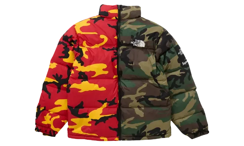 Supreme The North Face Split Nuptse Jacket Camo - MTHOR SHOP
