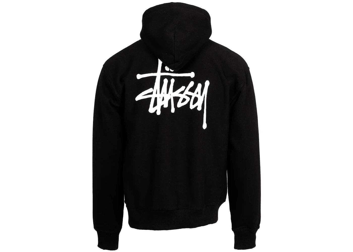 Stussy Basic Hoodie Black -1