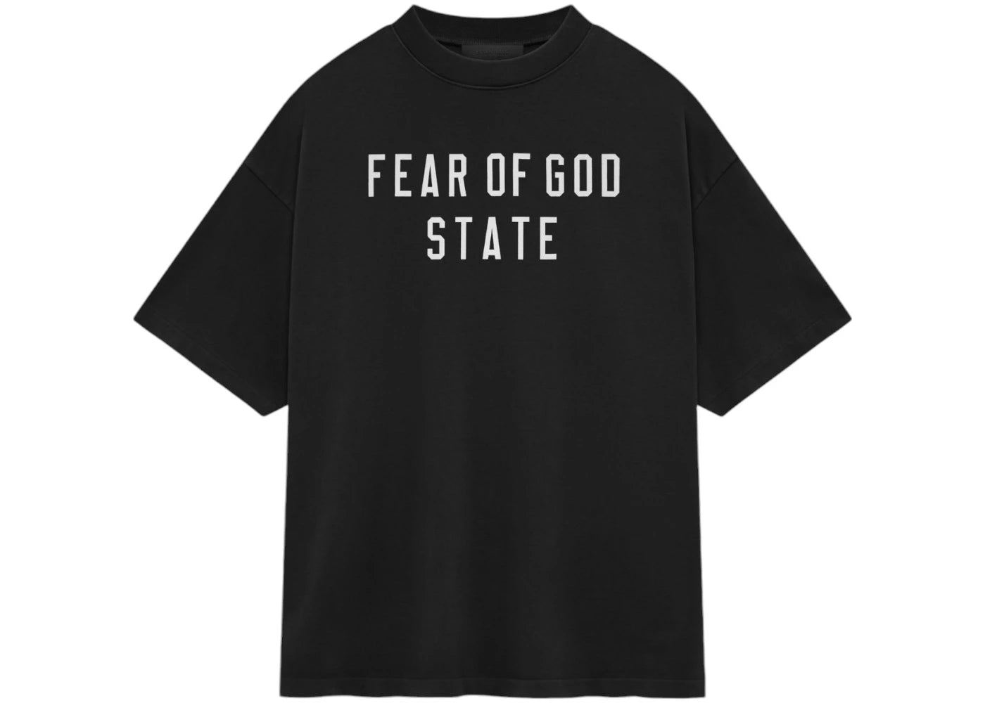 Fear of God Essentials Heavy Crewneck Tee Black -1