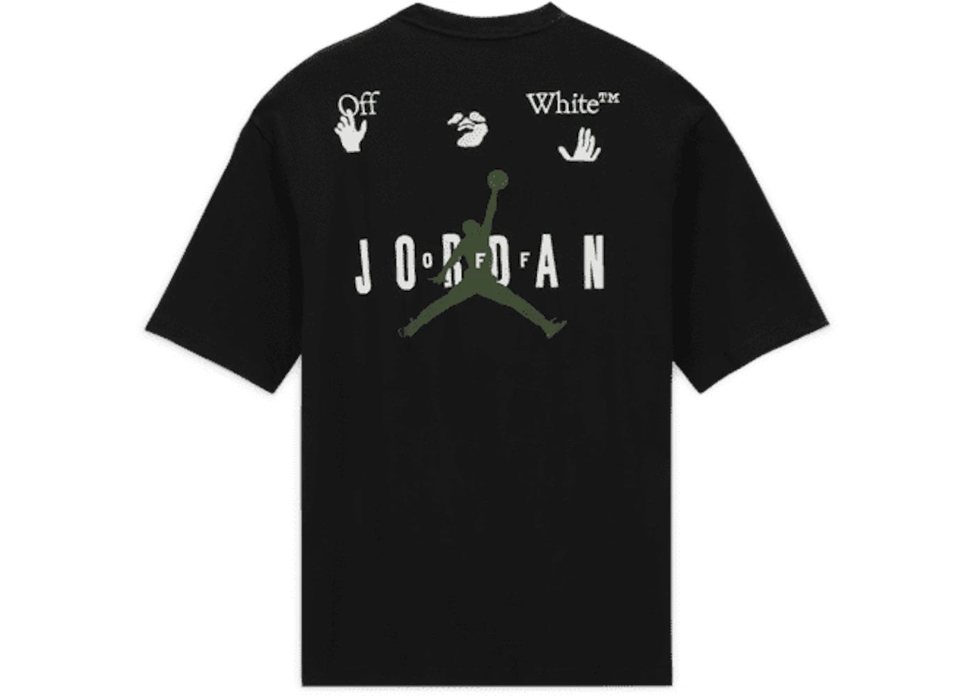 OFF-WHITE x Jordan T-shirt Black -1