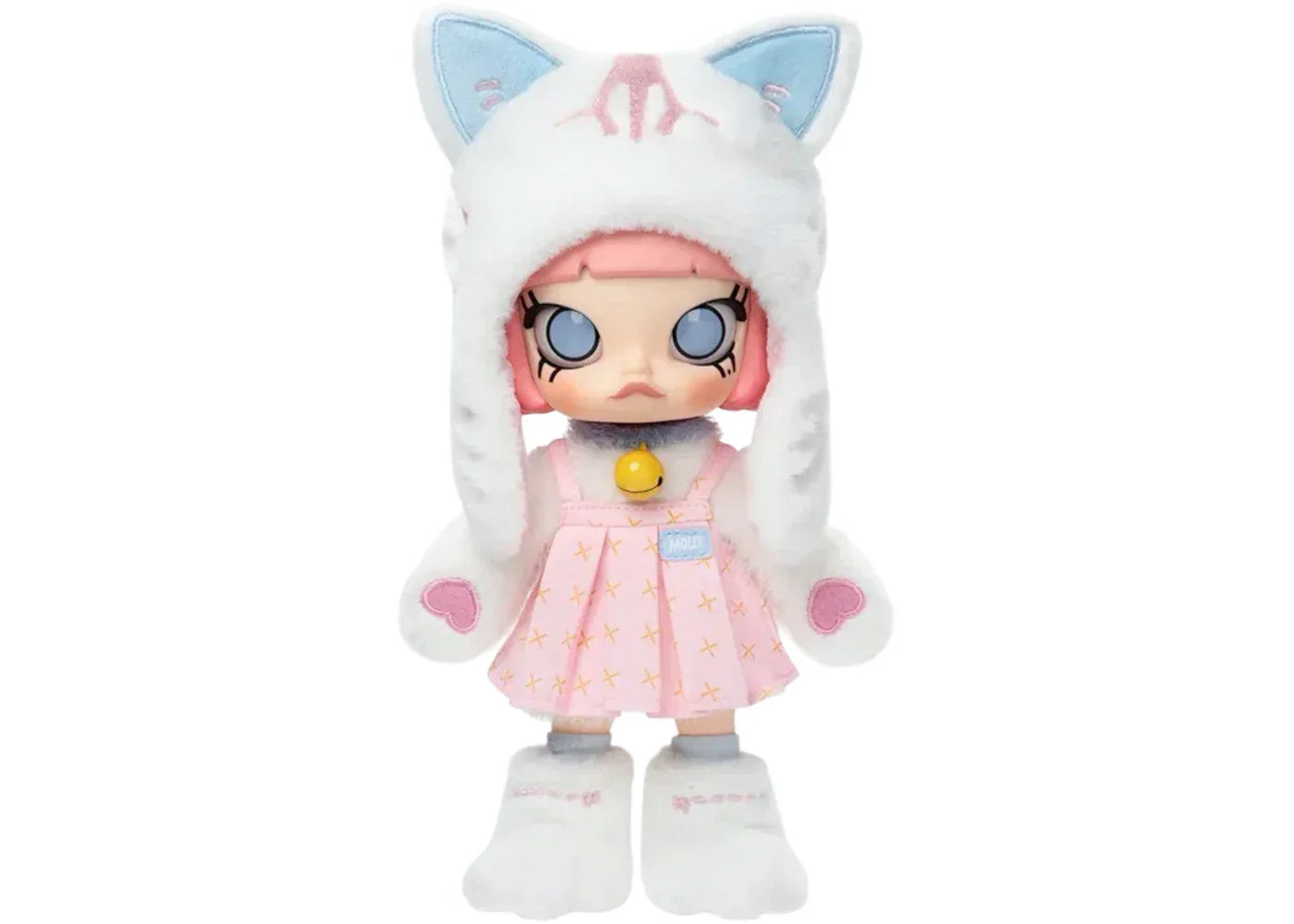 Pop Mart Molly Peekaboo 1/8 Action Figure White Cat Regular Figure-1