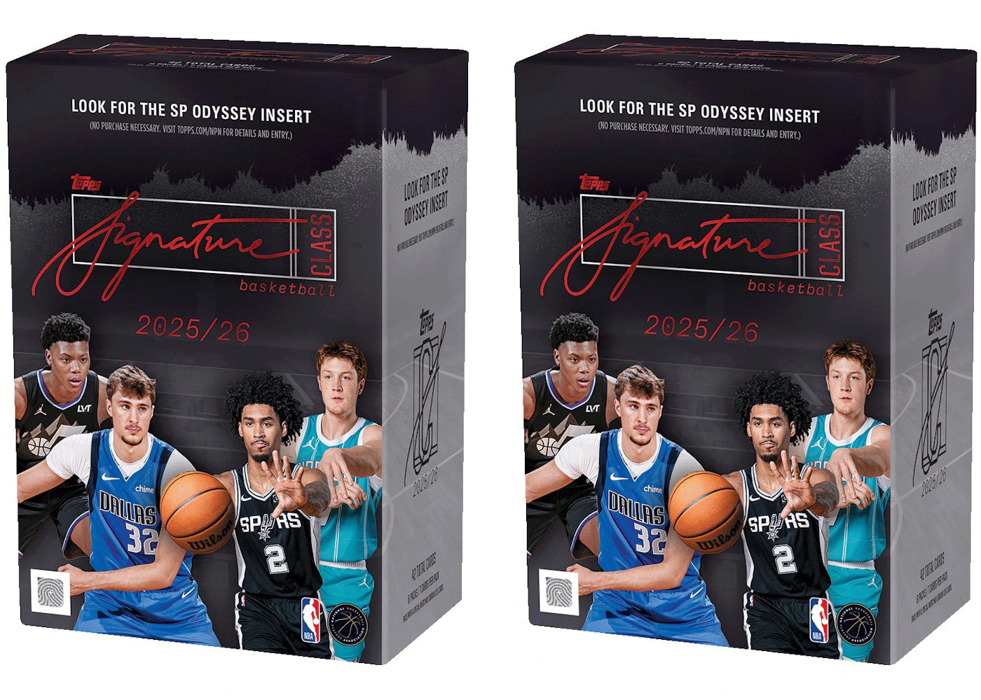 2025-26 Topps Signature Class Basketball Value Box 2x Lot -1