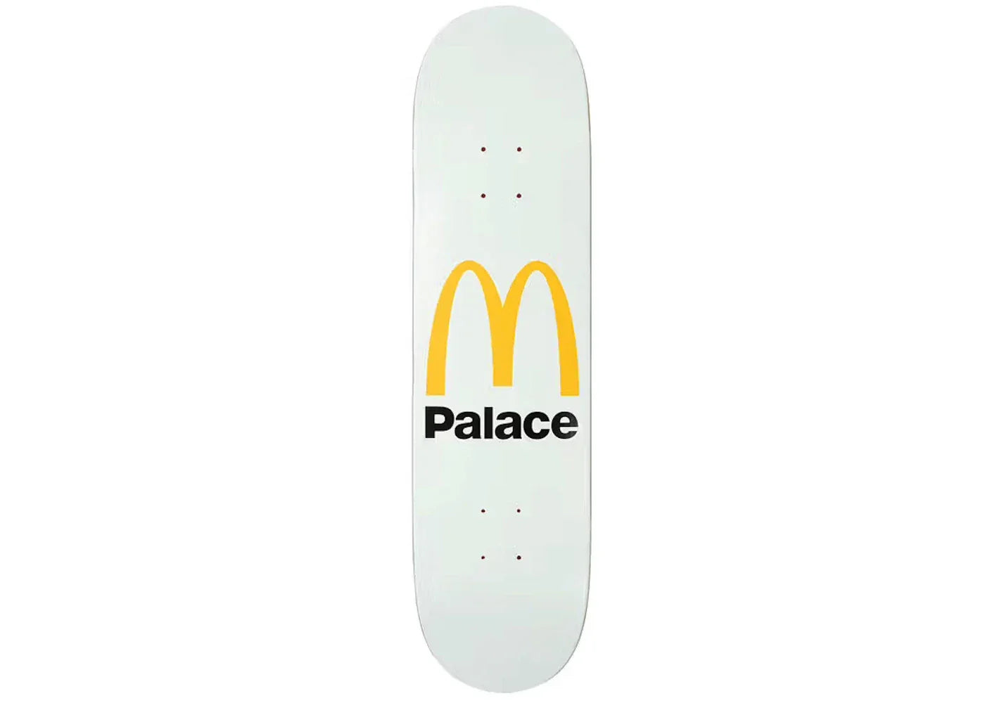 Palace x McDonald's Logo Skateboard Deck White-1