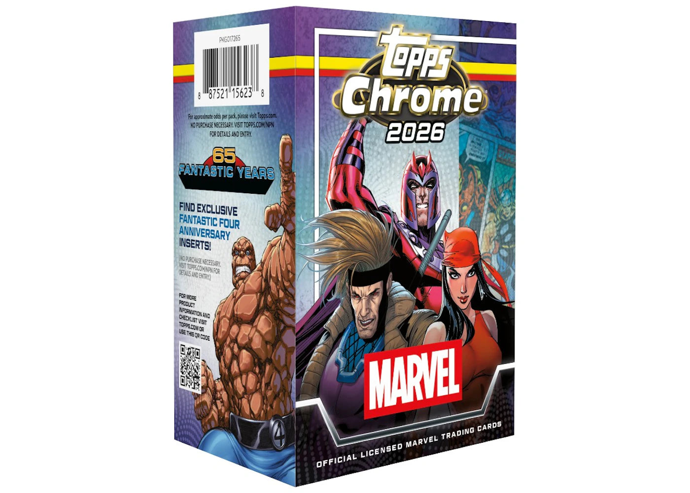 2026 Topps Chrome Marvel Comics Value Box -1