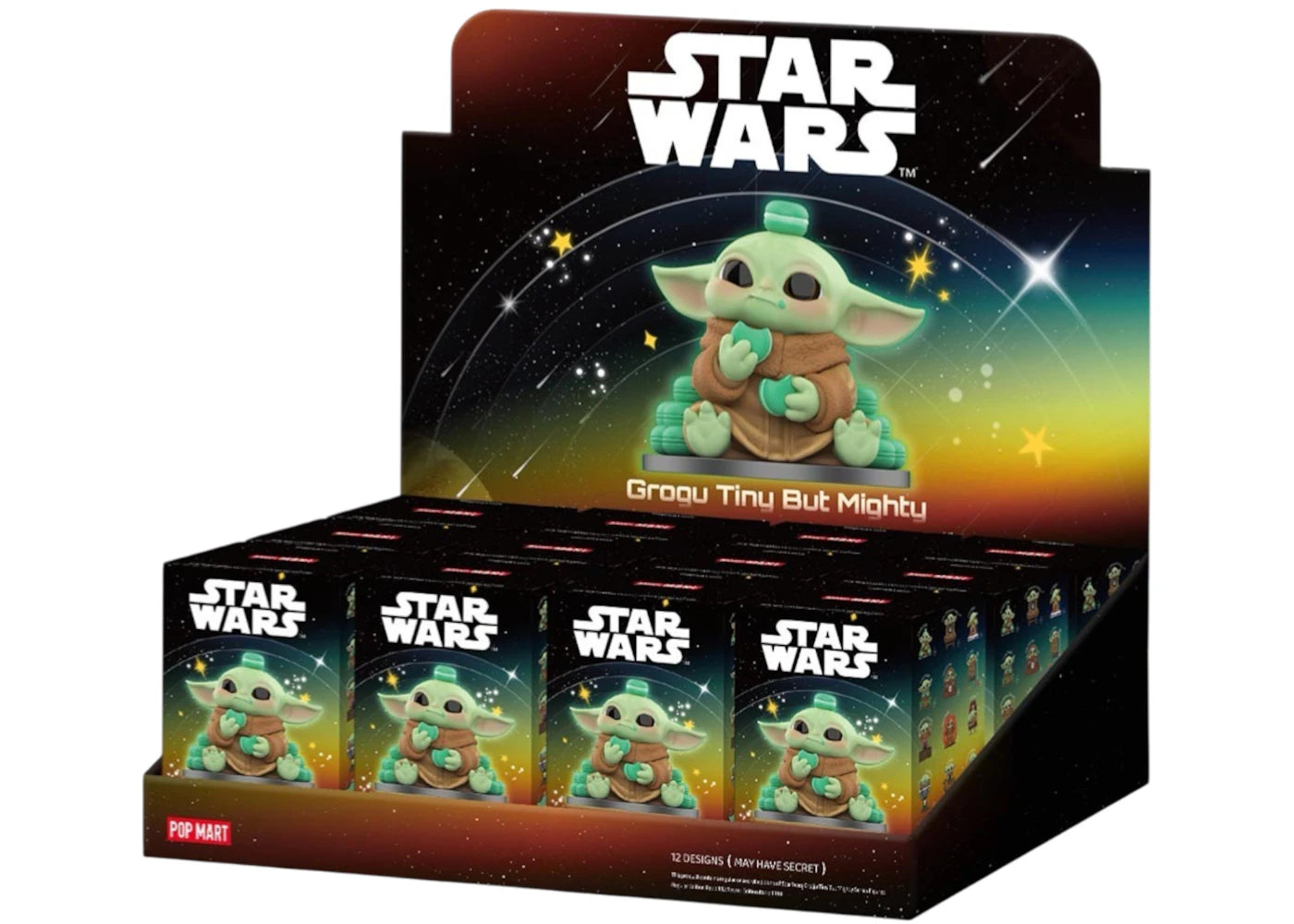 Pop Mart Star Wars Grogu Tiny But Mighty Series Figures Sealed Case (12 Blind Box) -1