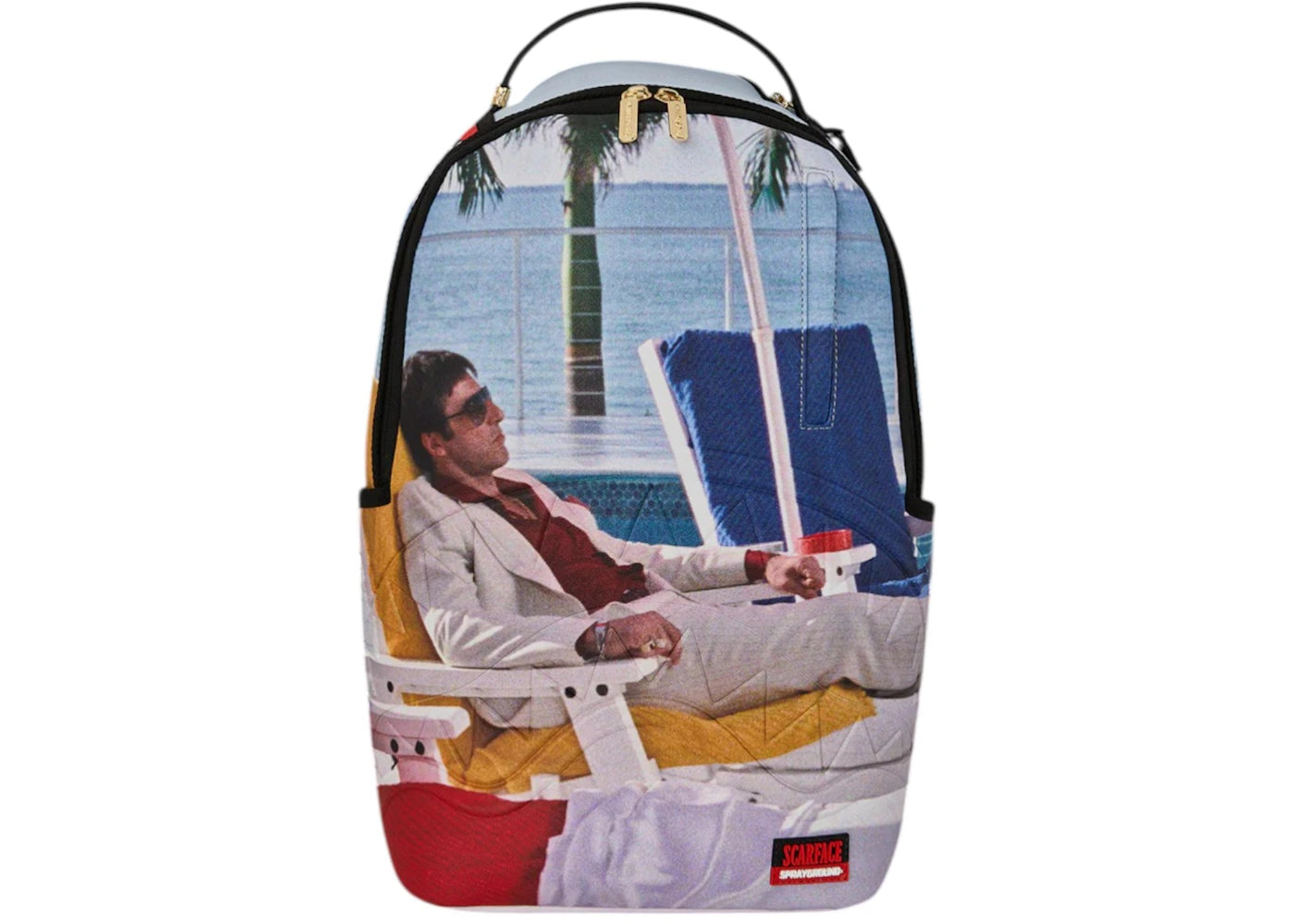 Sprayground Scarface Tony Montana Chillin Backpack Multicolor -1
