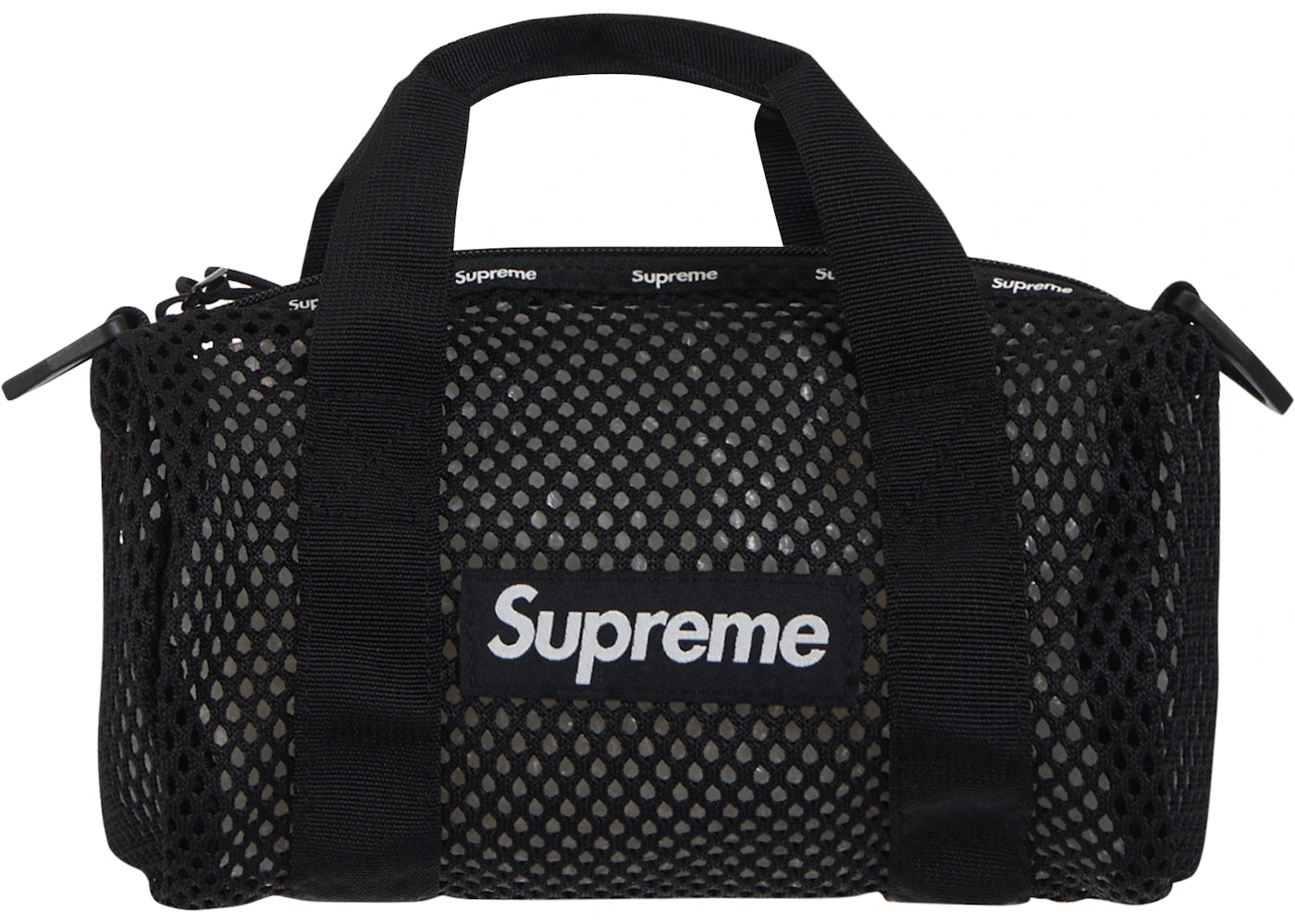 Supreme Mesh Mini Duffle Bag Black -1