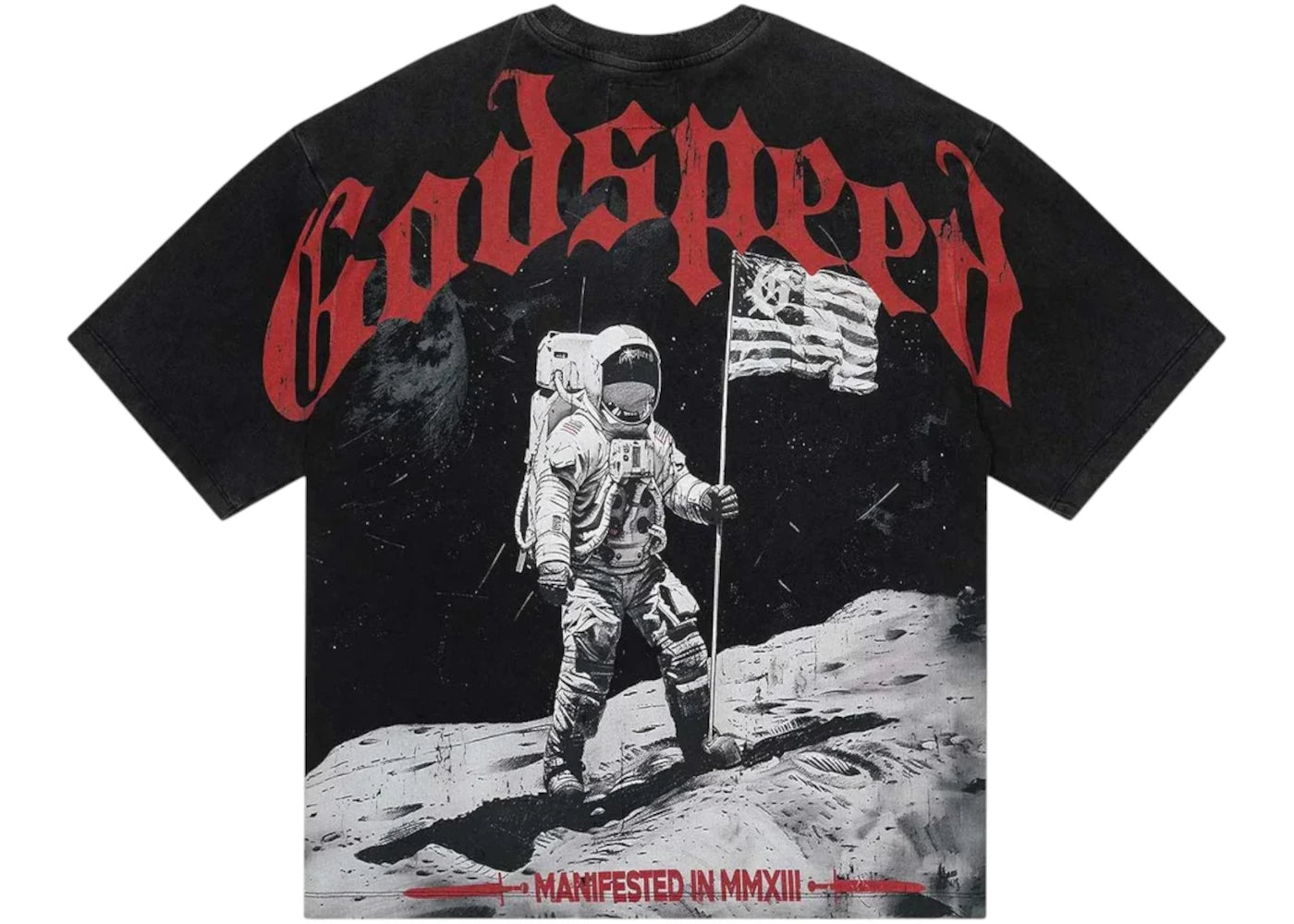 Godspeed Apollo T-shirt Black -1