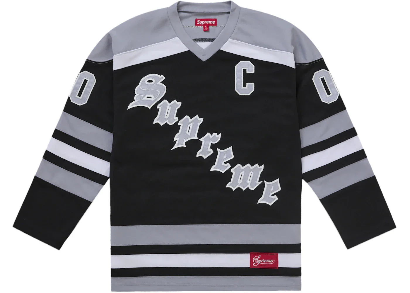 Supreme Fire & Ice Hockey Jersey Black -1