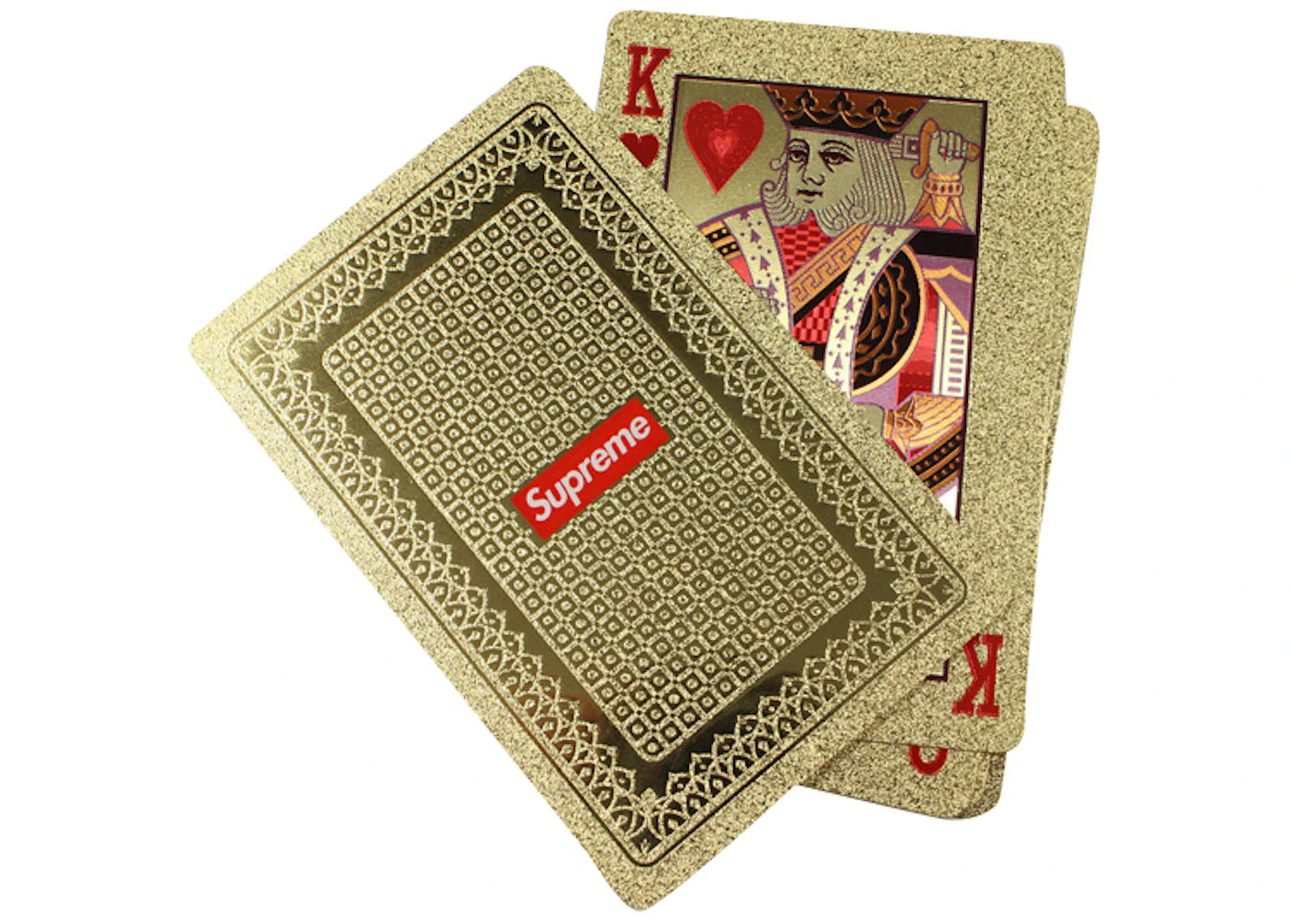 Supreme Gold Foil Playing Cards Gold -1