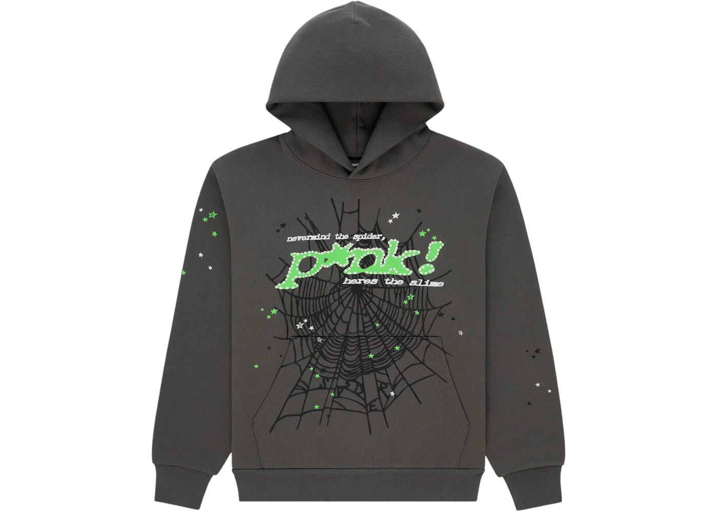 Sp5der Punk V2 Hoodie Slate -1