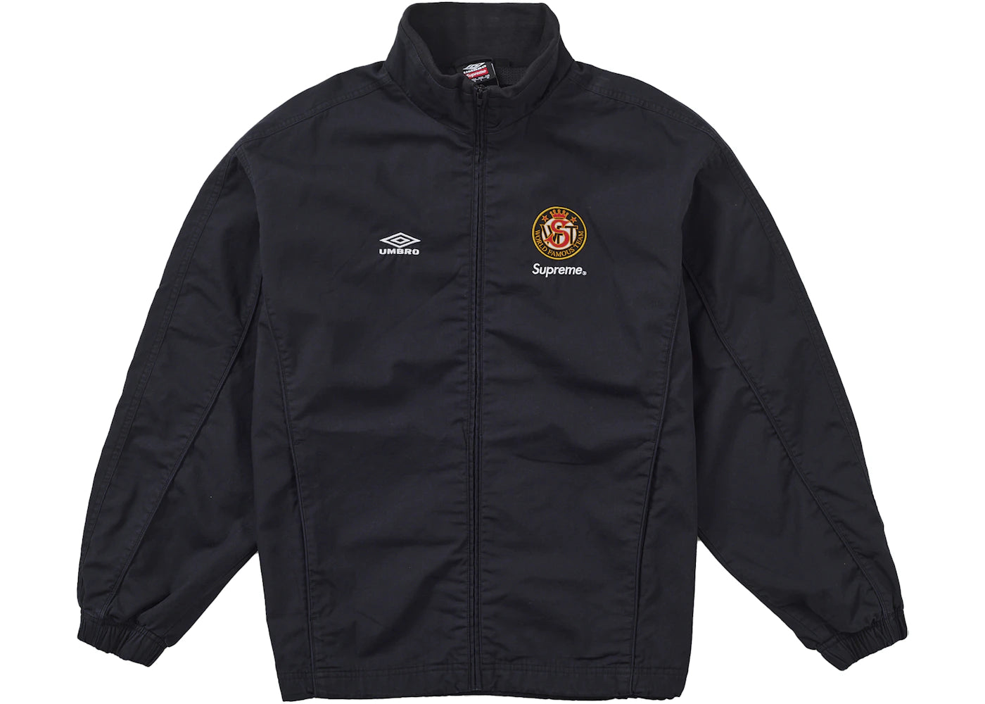 Supreme Umbro Cotton Ripstop Track Jacket (SS26) Black -1