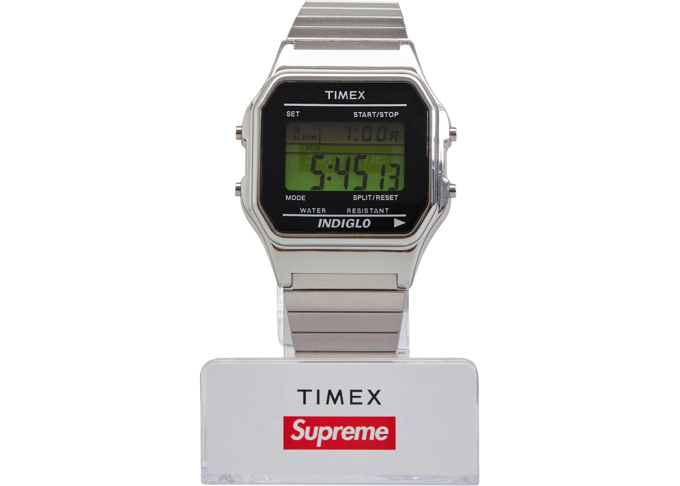 Supreme Timex Digital Watch Silver -1