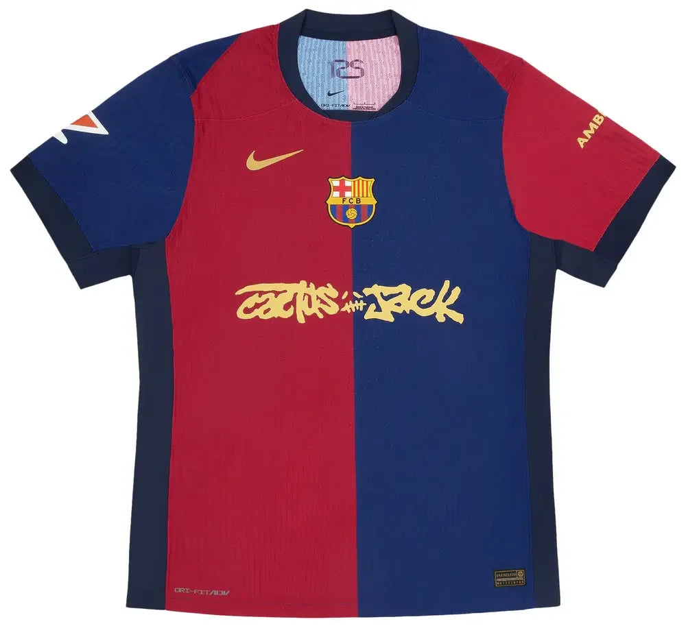 FC Barcelona x Travis Scott Limited Edition Match Home 2024/25 Jersey
