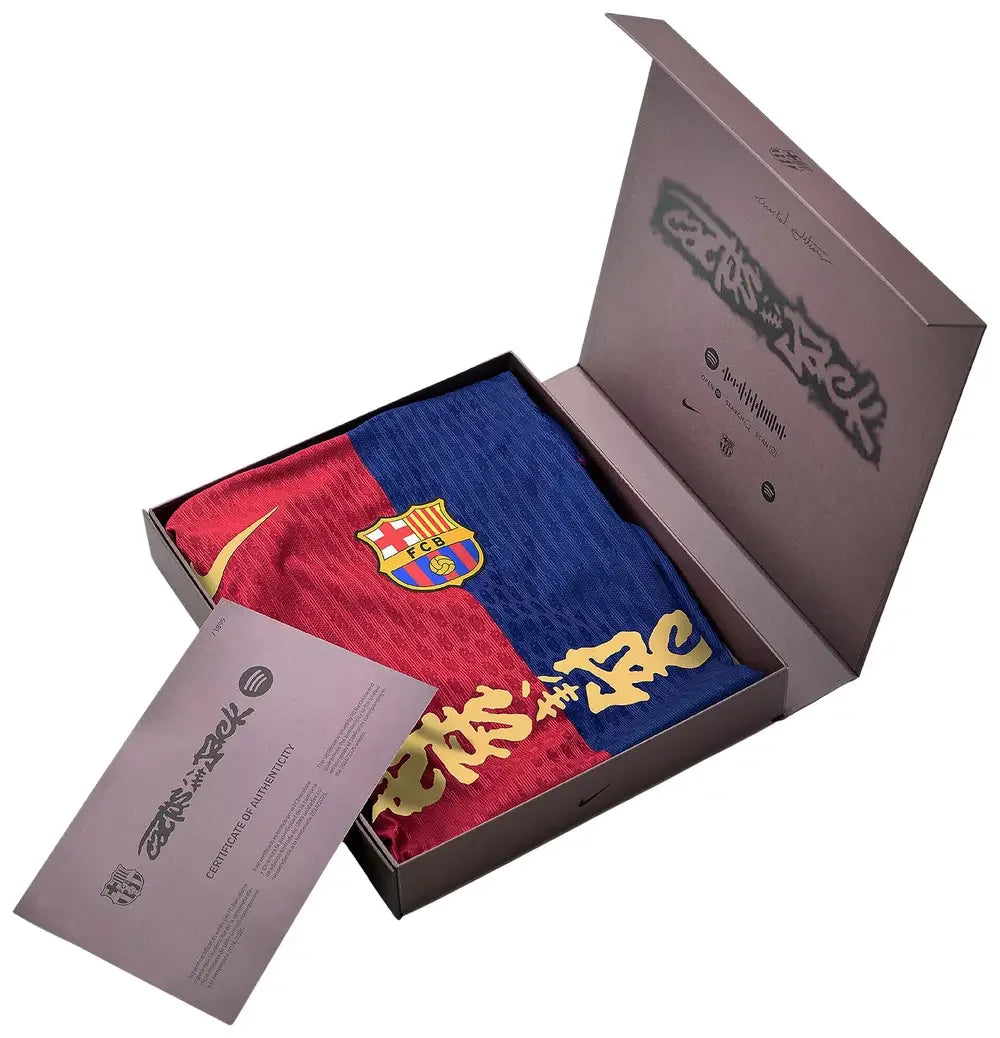 FC Barcelona x Travis Scott Limited Edition Match Home 2024/25 Jersey