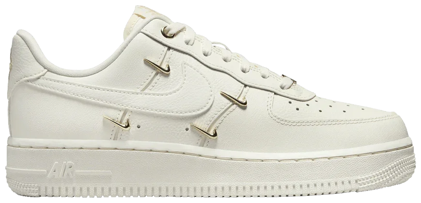 Nike Air Force 1 '07 LX CN Sail Gold Mini Swooshes (Women's)-1