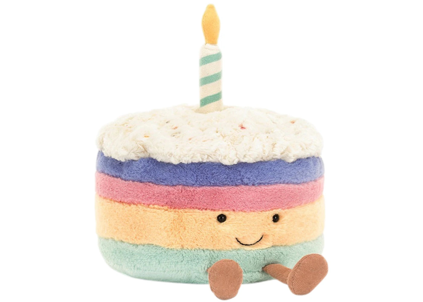 Plush Amuseables Rainbow Birthday Cake Medium -1