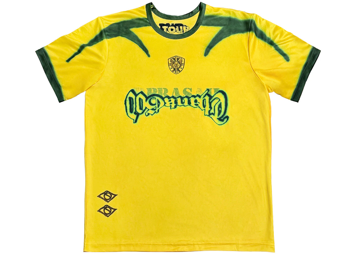 Travis Scott Brazil Soccer Jersey Yellow -1