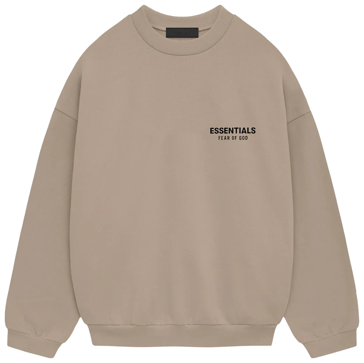 Fear of God Essentials Fleece Crewneck Desert Sand -1