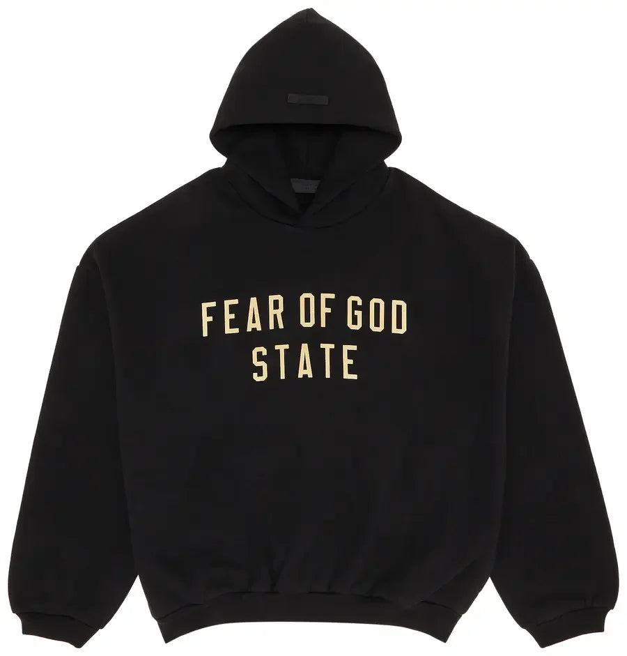 Fear of God Essentials Fleece Hoodie Black