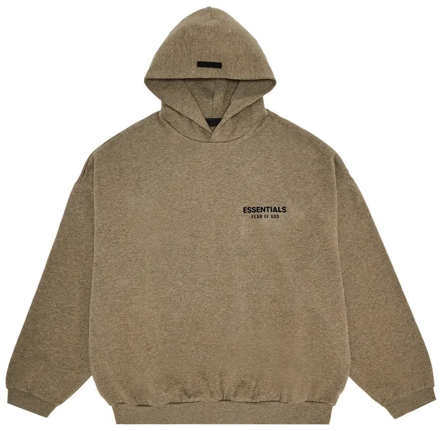 Fear of God Essentials Fleece Hoodie (FW24) Heather Gray