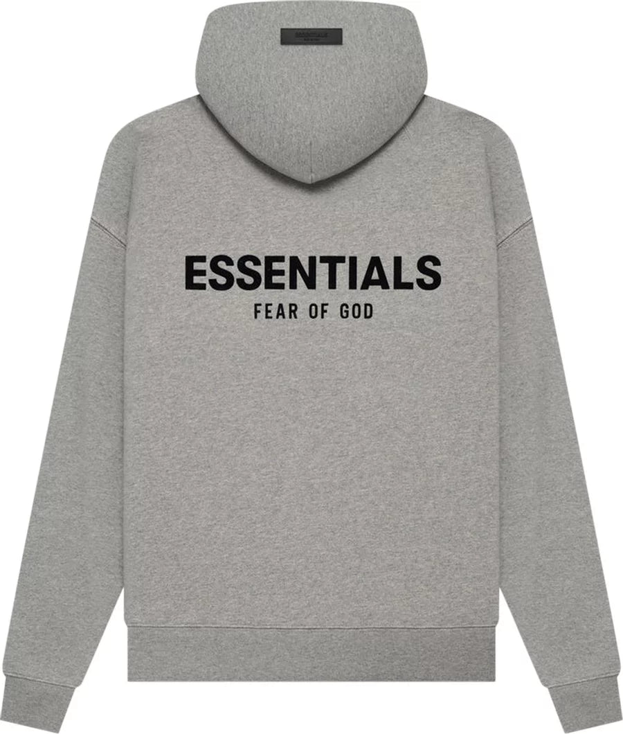 Fear of God Essentials Hoodie (2022) Dark Oatmeal Back