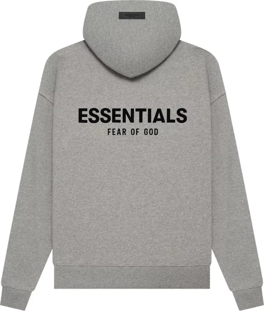 Fear of God Essentials Hoodie (2022) Dark Oatmeal Back