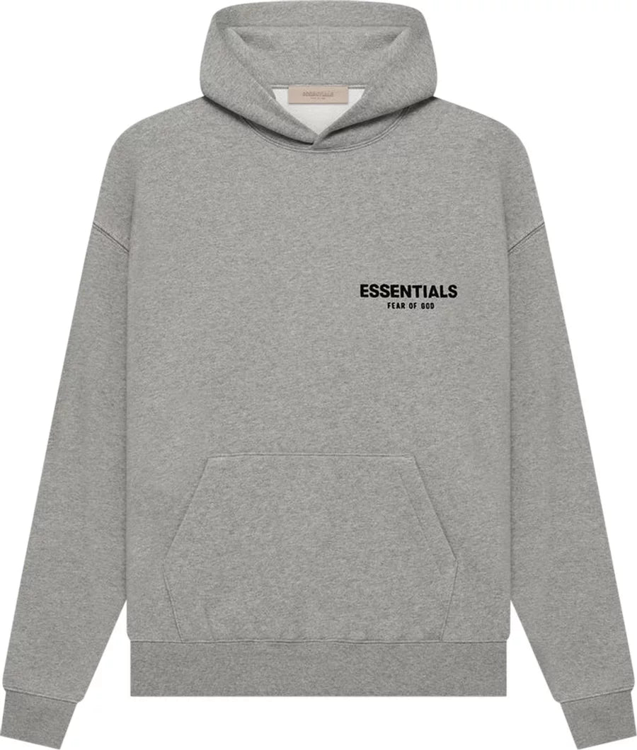 Fear of God Essentials Hoodie (2022) Dark Oatmeal front