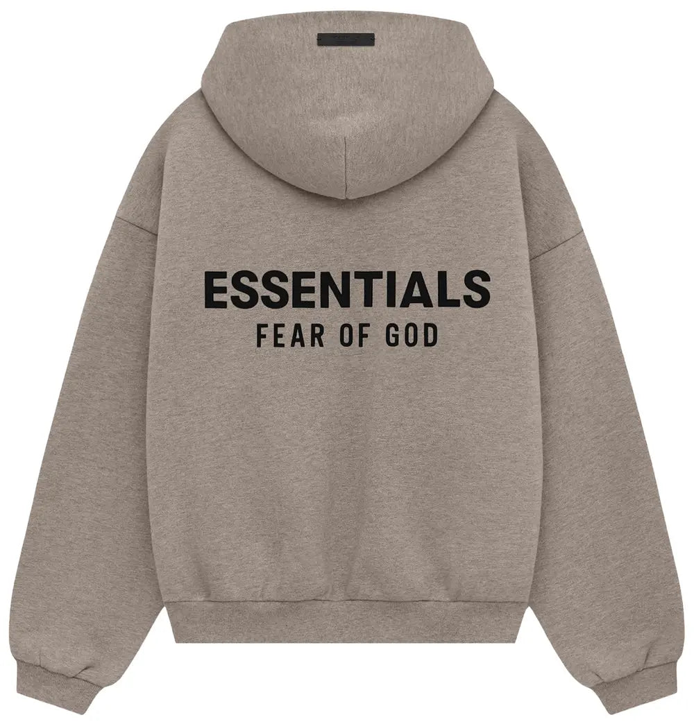 Fear of God Essentials Kids Fleece Hoodie Heather Gray