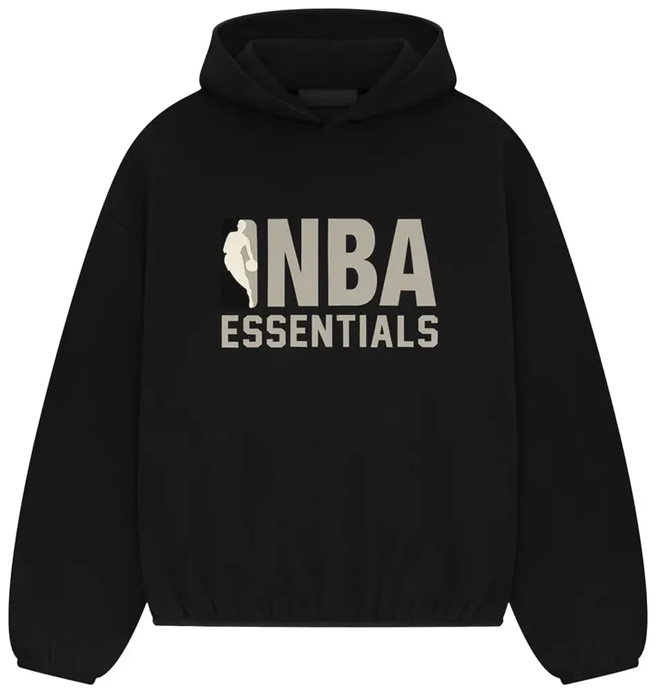 Fear of God Essentials NBA Hoodie (SS25) Black