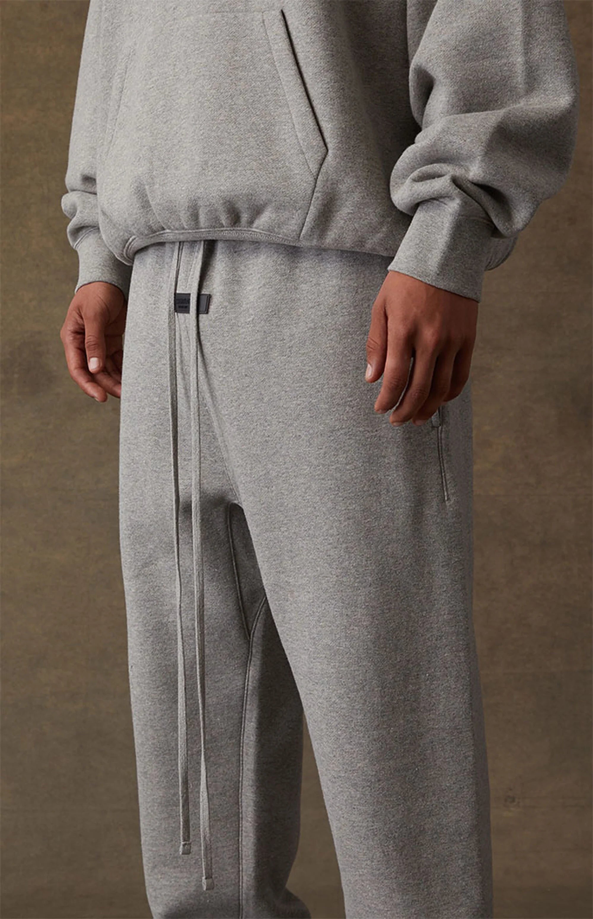 Fear of God Essentials Sweatpants (SS22) Dark Oatmeal Outfit